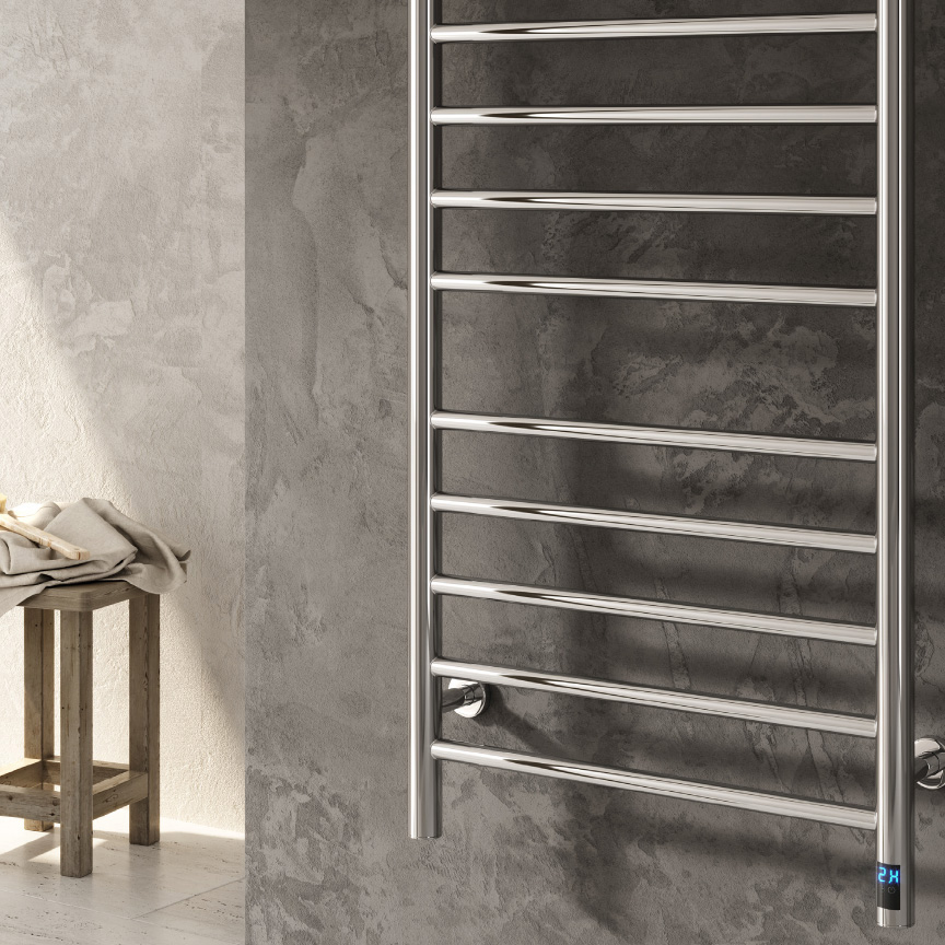 Reina Arnage Stainless Steel Electric Heated Towel Rail