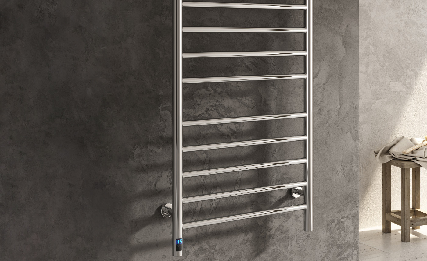 Reina Arnage Stainless Steel Electric Heated Towel Rail