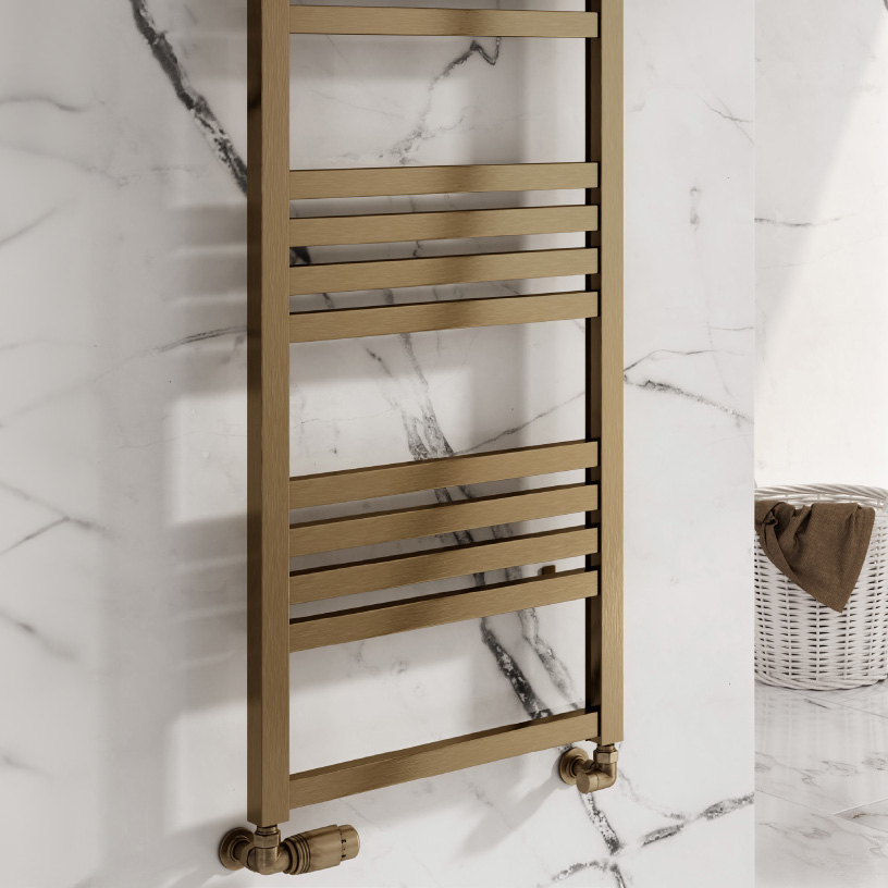 Reina Bolca Designer Aluminium Heated Towel Rail