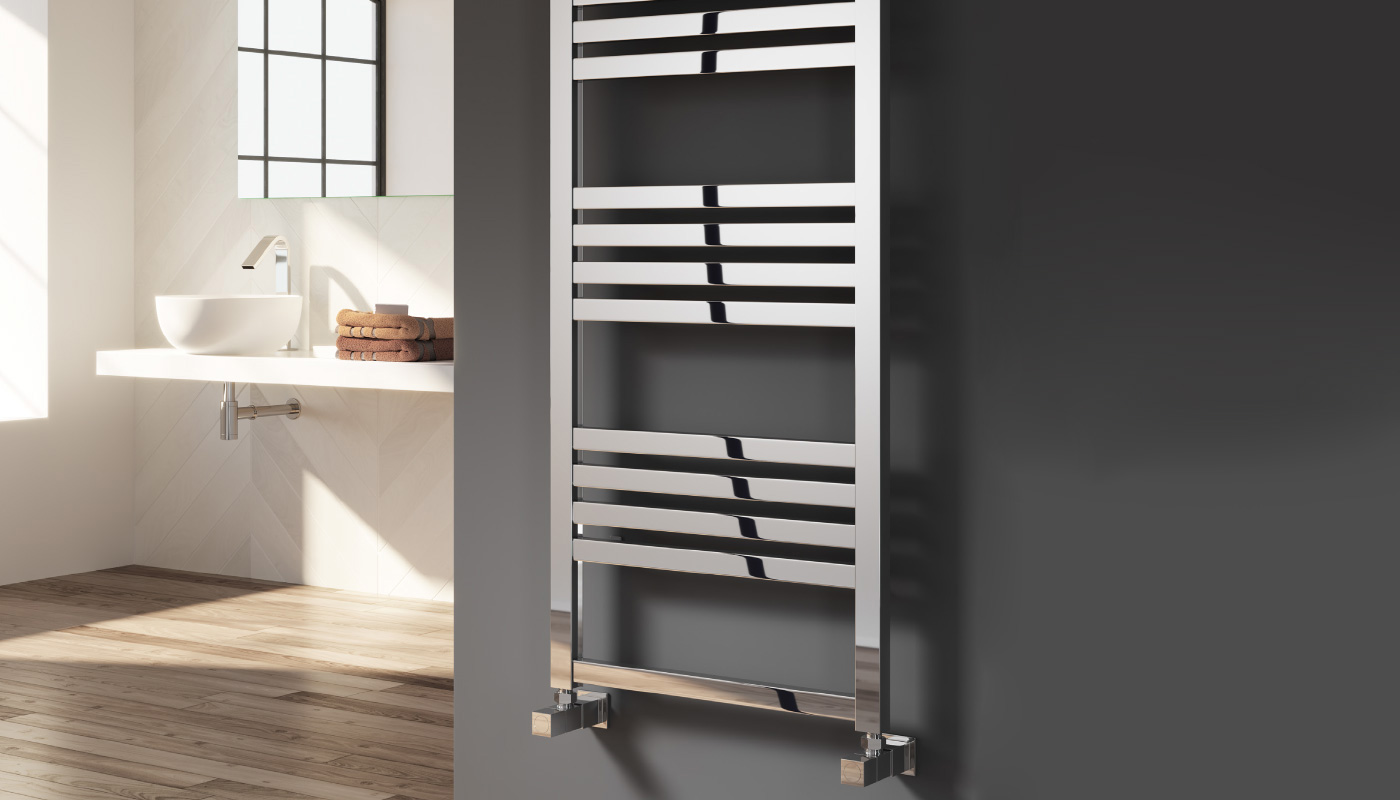 Reina Bolca Designer Aluminium Heated Towel Rail