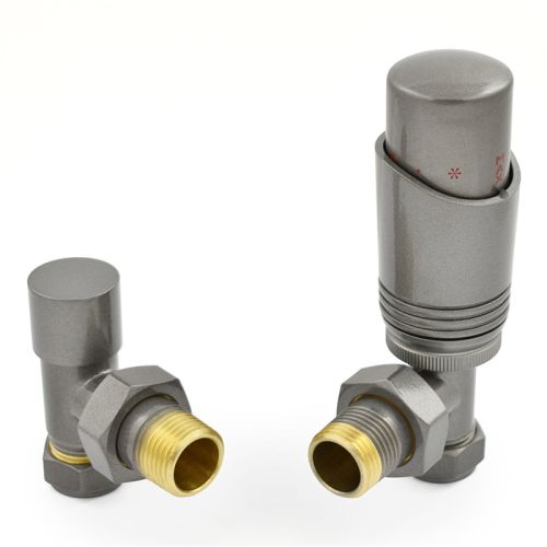 DQ Heating Estilo TRV Thermostatic Angled Valves