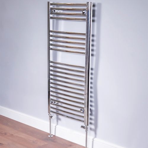 DQ Heating Orion Designer Steel Curved Heated Towel Rail