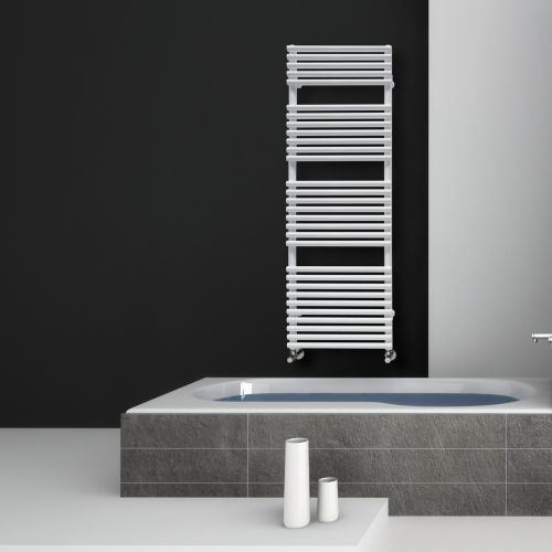 DQ Heating Vulcano T Designer Steel Heated Towel Rail