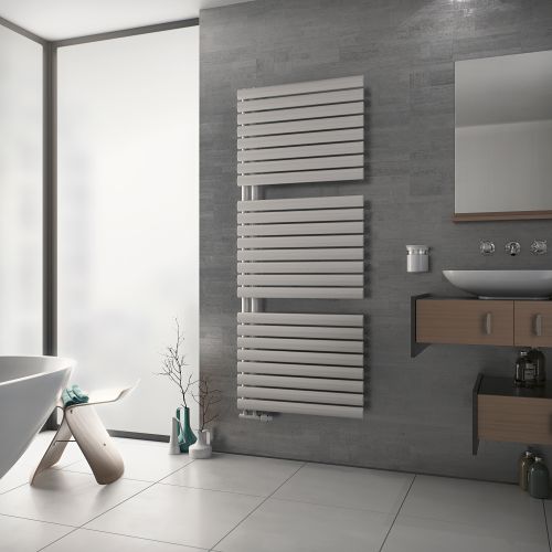 Eucotherm Nova Trium Steel Designer Heated Towel Rail