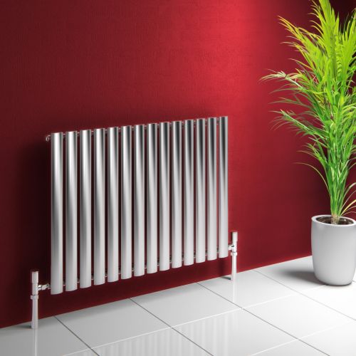 Reina Nerox Horizontal Single Stainless Steel Designer Radiator