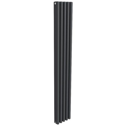 Reina Alco 1800x280mm Vertical Anthracite Aluminium Designer Radiator