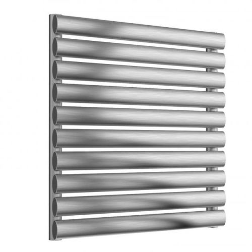 Reina Artena 590x600mm Horizontal Brushed Stainless Steel Radiator