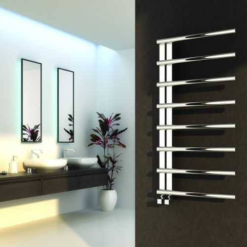 Reina Celico Stainless Steel Designer Heated Towel Rail