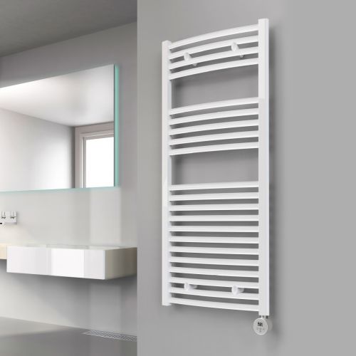 Reina Diva Flat Electric Heated Towel Rail