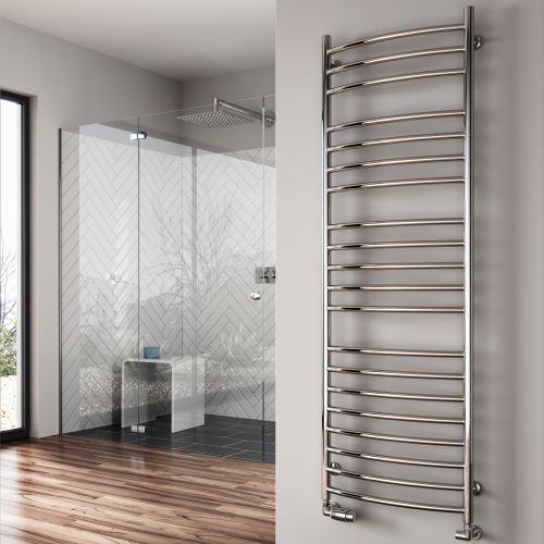 Reina Eos Stainless Steel Designer Heated Towel Rail