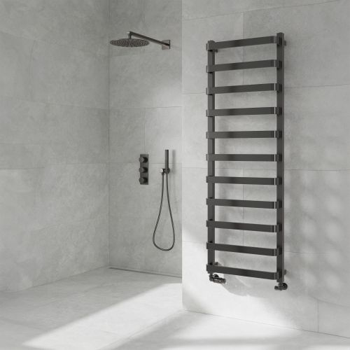 Reina Flora Designer Steel Heated Towel Rail