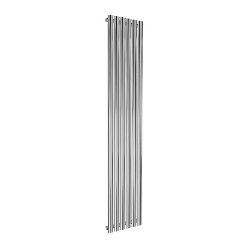 Reina Neval 1800x345mm Vertical Single Polished Aluminium Designer Radiator