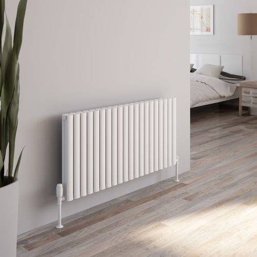 Reina Neval Horizontal Single Aluminium Designer Radiator