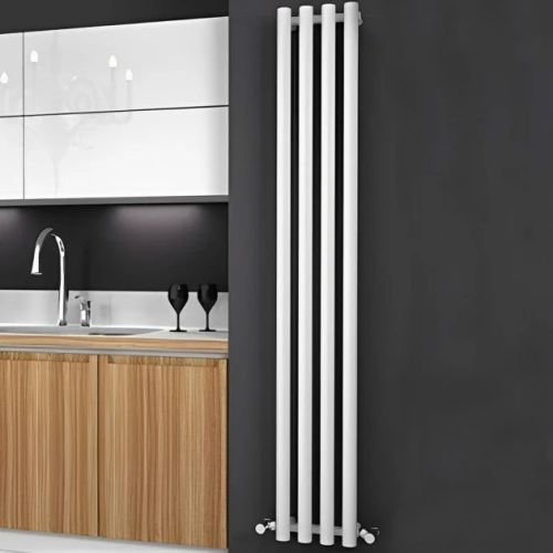 Reina Oria 1800x270mm Vertical White Designer Radiator