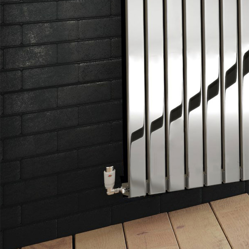 DQ Heating Delta Vertical Stainless Steel Designer Radiator