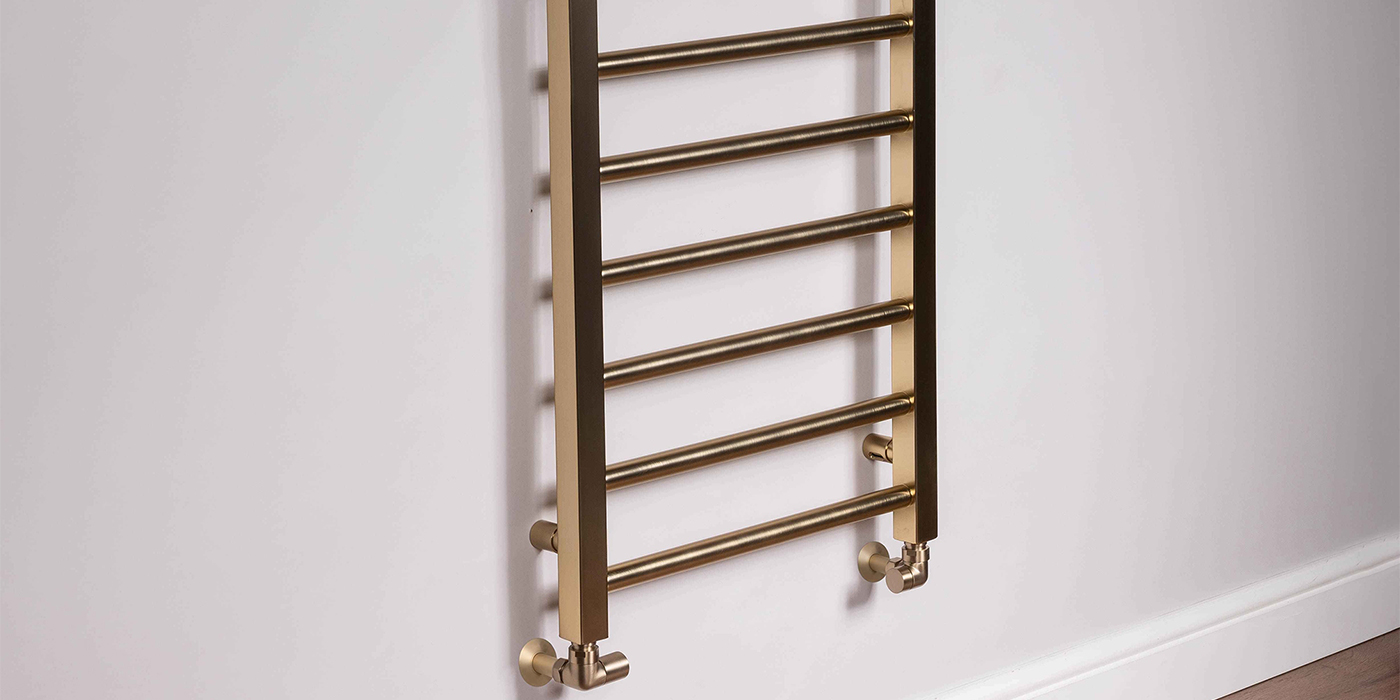 DQ Heating Kylo Designer Steel Heated Towel Rail