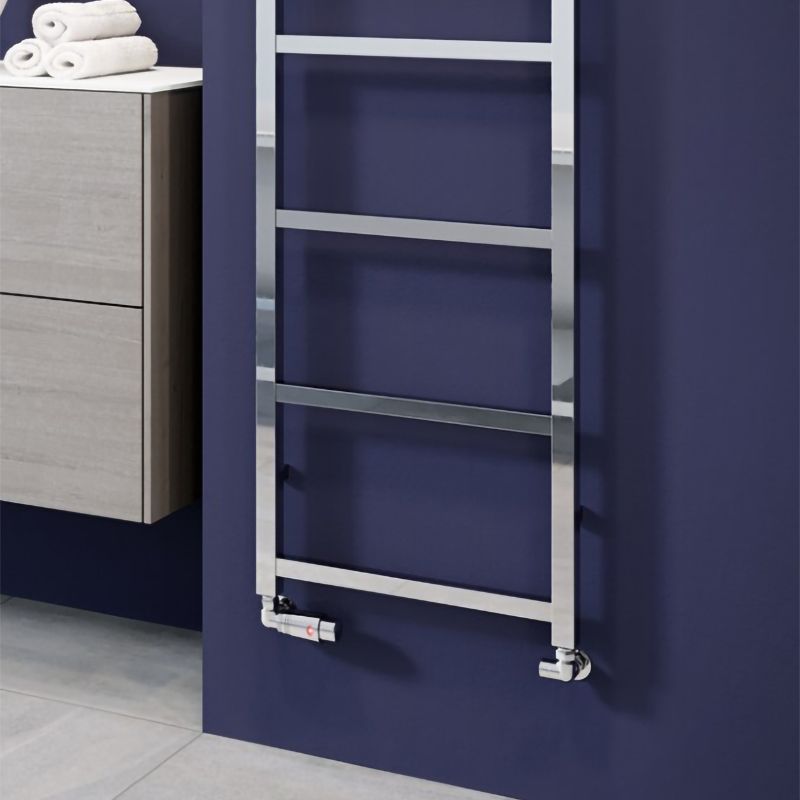 DQ Heating Liana Designer Stainless Steel Heated Towel Rail