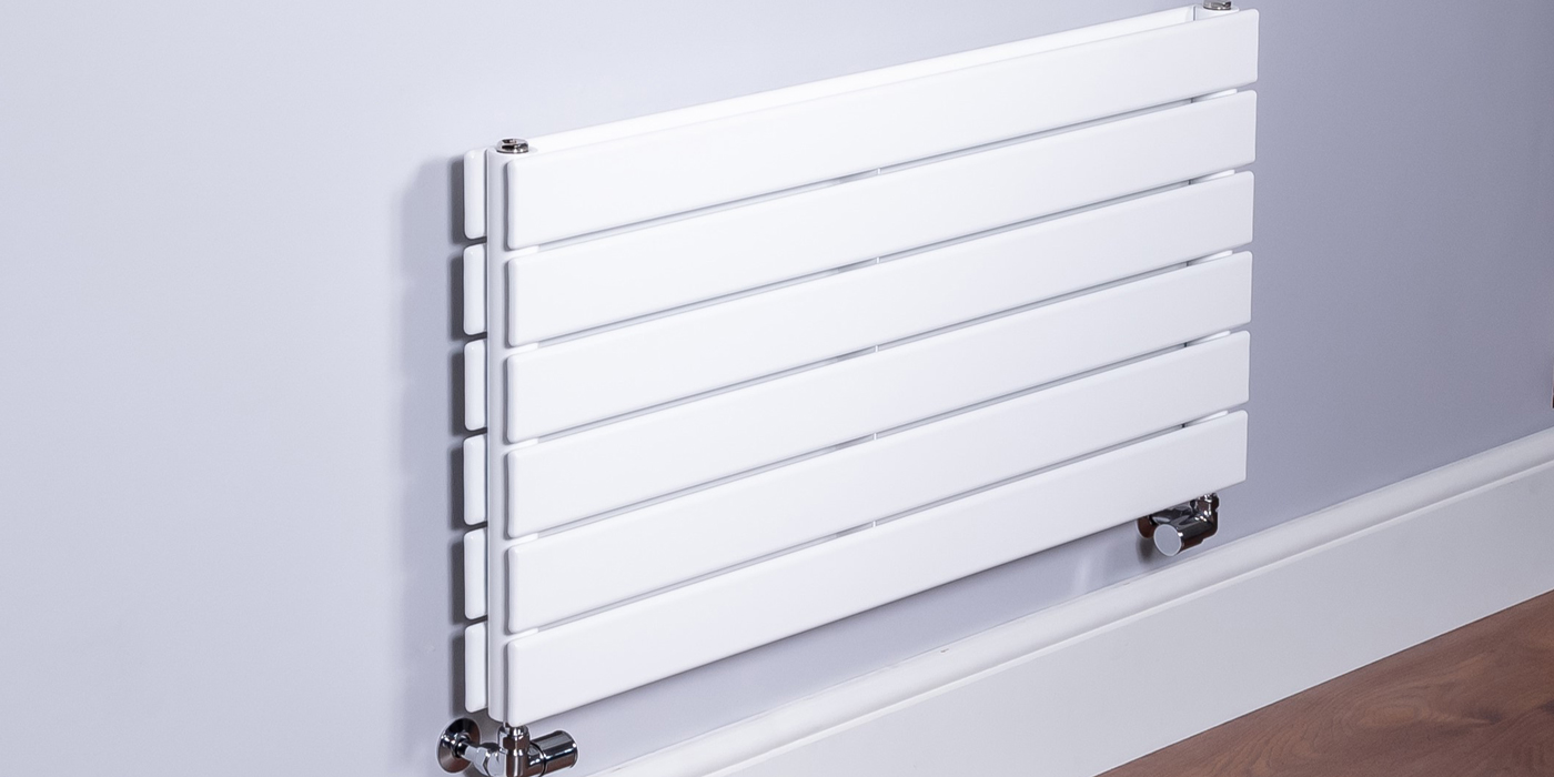 DQ Heating Strata Double Horizontal Designer Steel Radiator