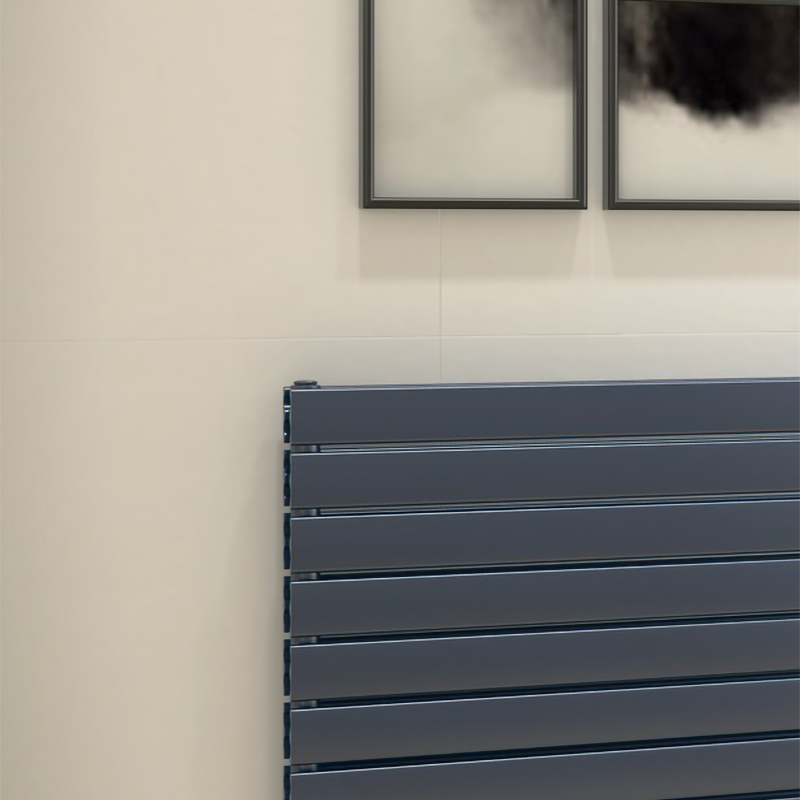 DQ Heating Tornado Single Horizontal Designer Radiator