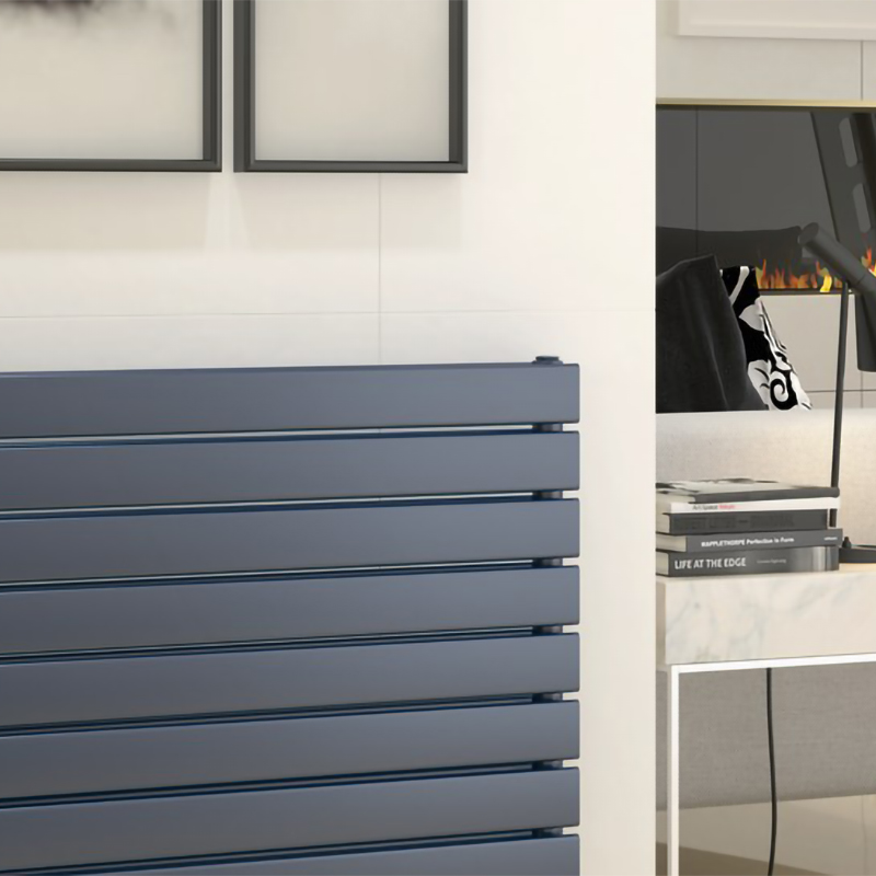 DQ Heating Tornado Single Horizontal Designer Radiator