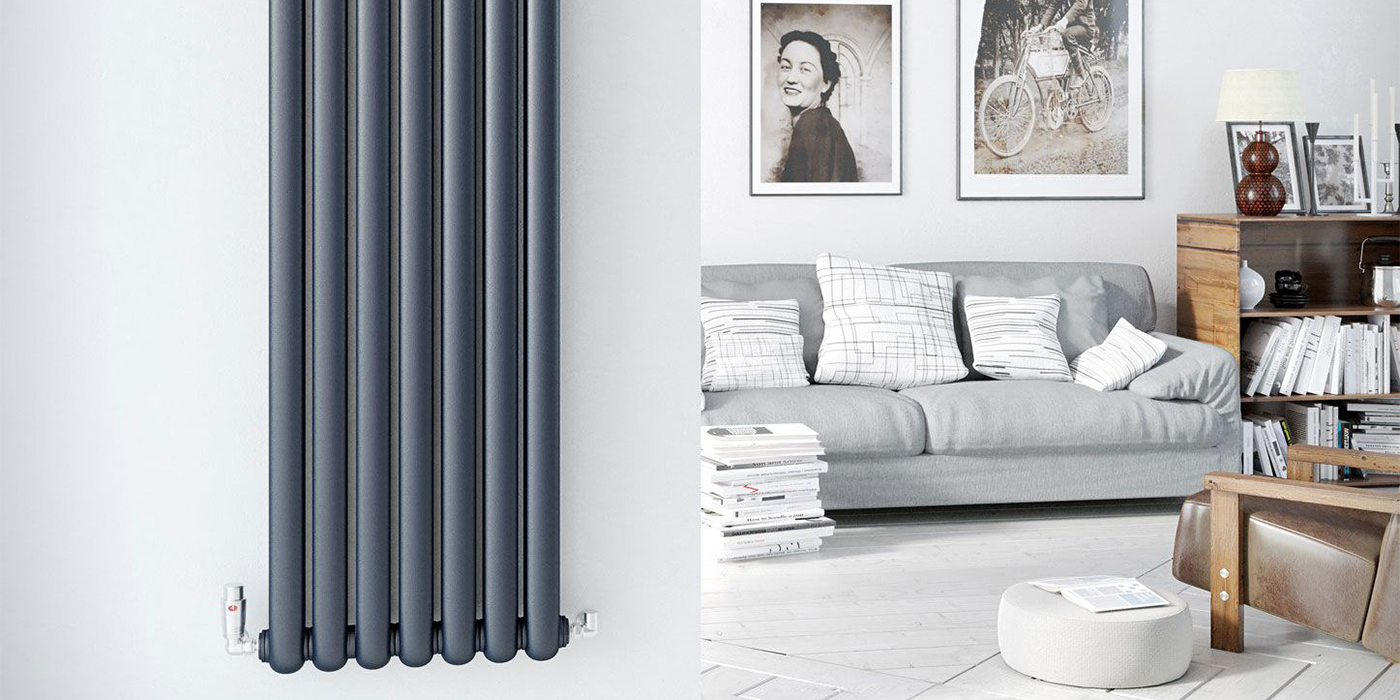 DQ Heating Cassius Vertical Column Designer Radiator