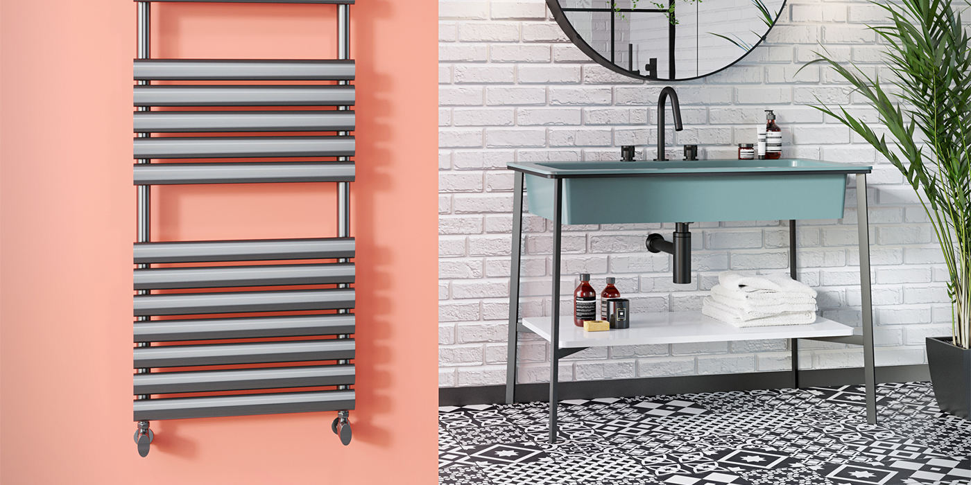 DQ Heating Cove TR Designer Heated Towel Rail