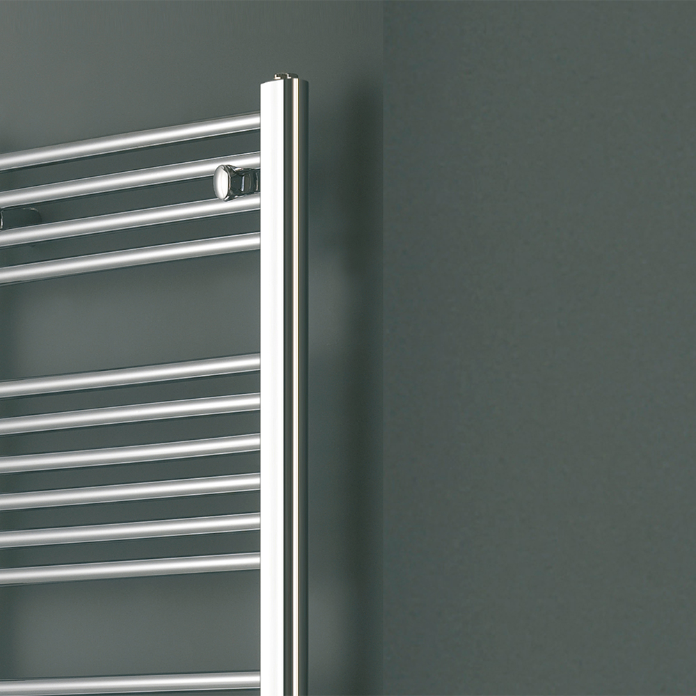 Eucotherm Chromo Straight Steel Designer Heated Towel Rail