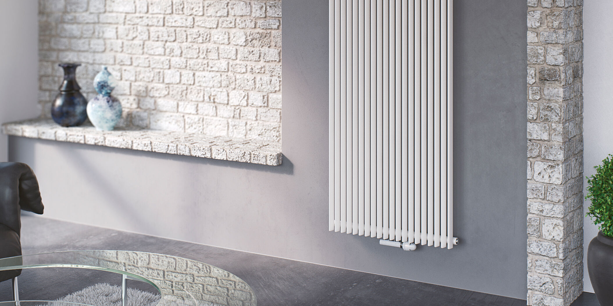 Eucotherm Corus Single Vertical Designer Radiator