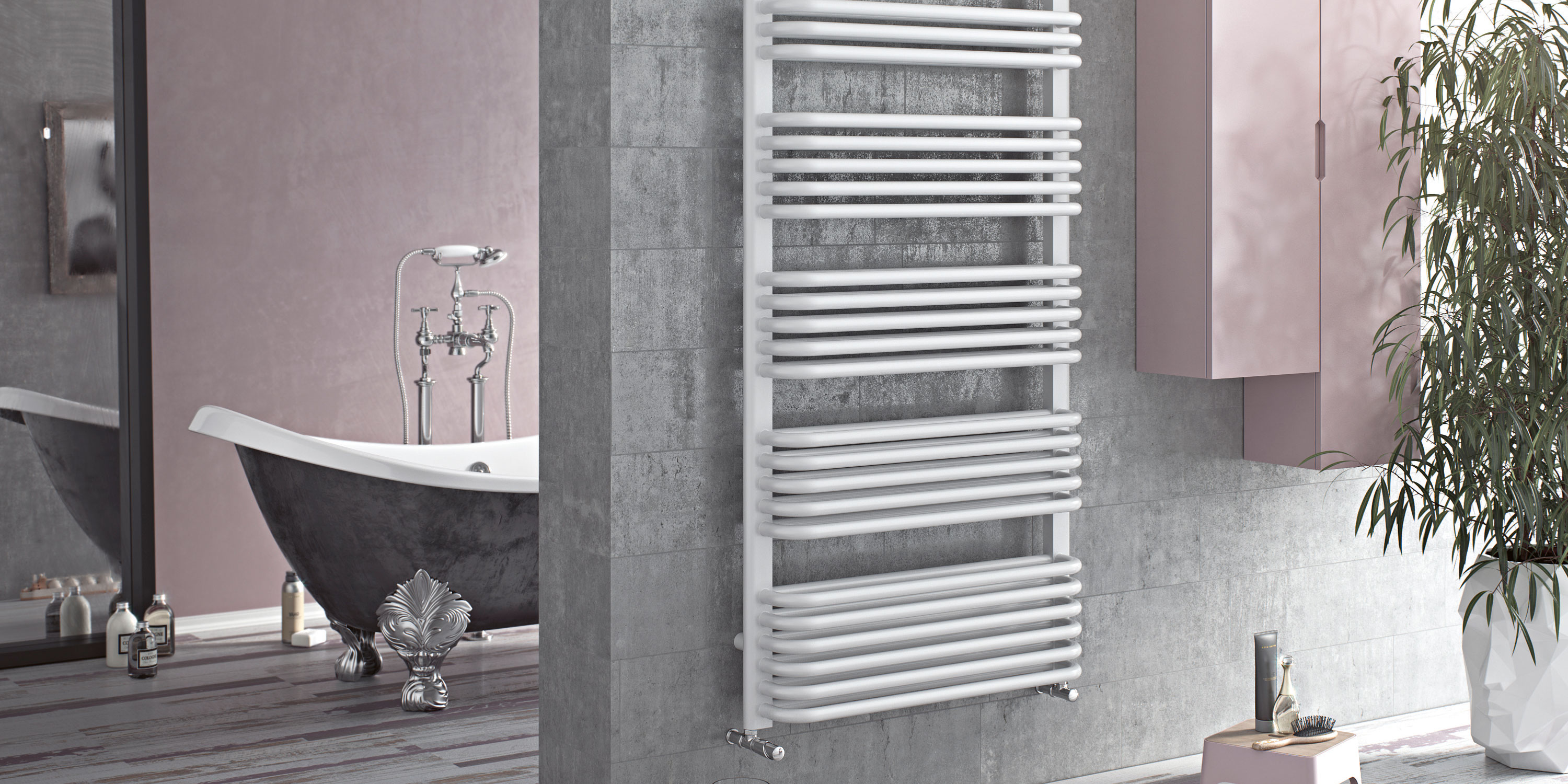 Eucotherm Magnus Steel Designer Heated Towel Rail