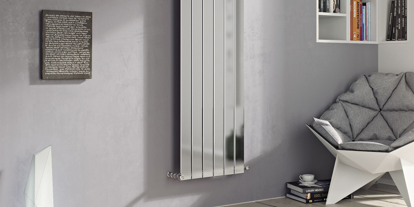 Eucotherm Mars Chrome Vertical Designer Radiator