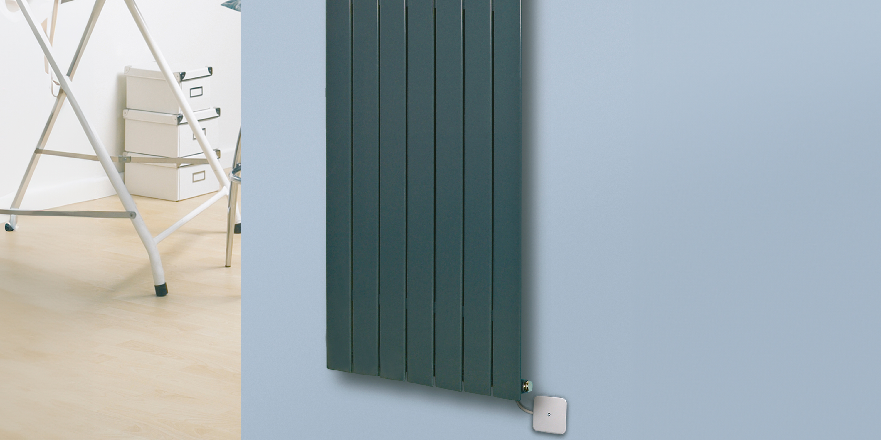 Eucotherm Mars Electro Steel Electric Vertical Designer Radiator