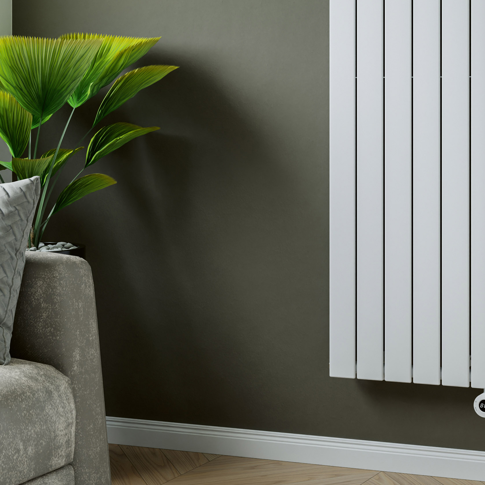 Eucotherm Mars Electro Double WiFi Electric Vertical Designer Radiator