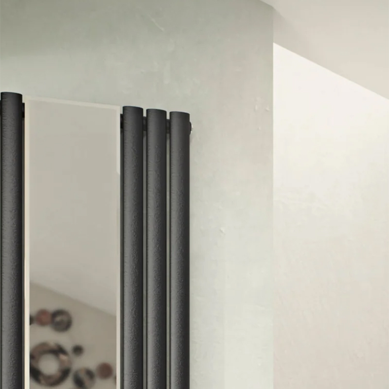 Eucotherm Nova Mirror Single Vertical Designer Radiator