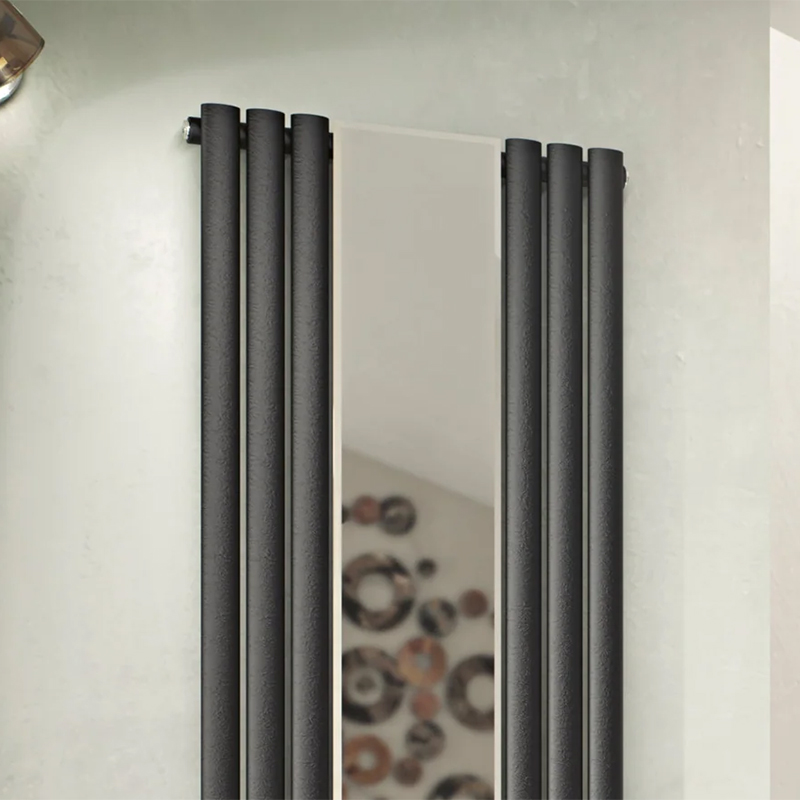 Eucotherm Nova Mirror Single Vertical Designer Radiator