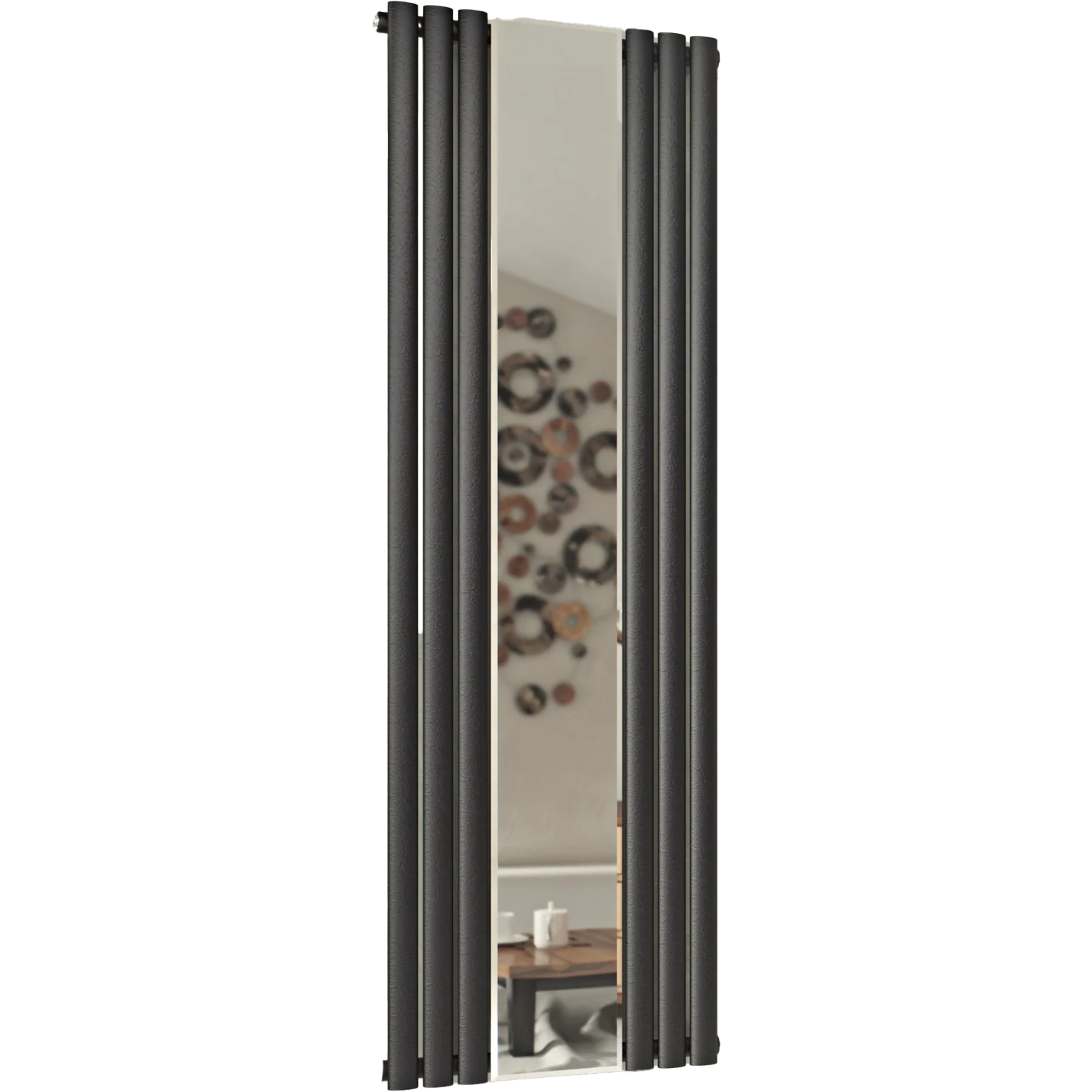 Eucotherm Nova Mirror Single Vertical Designer Radiator