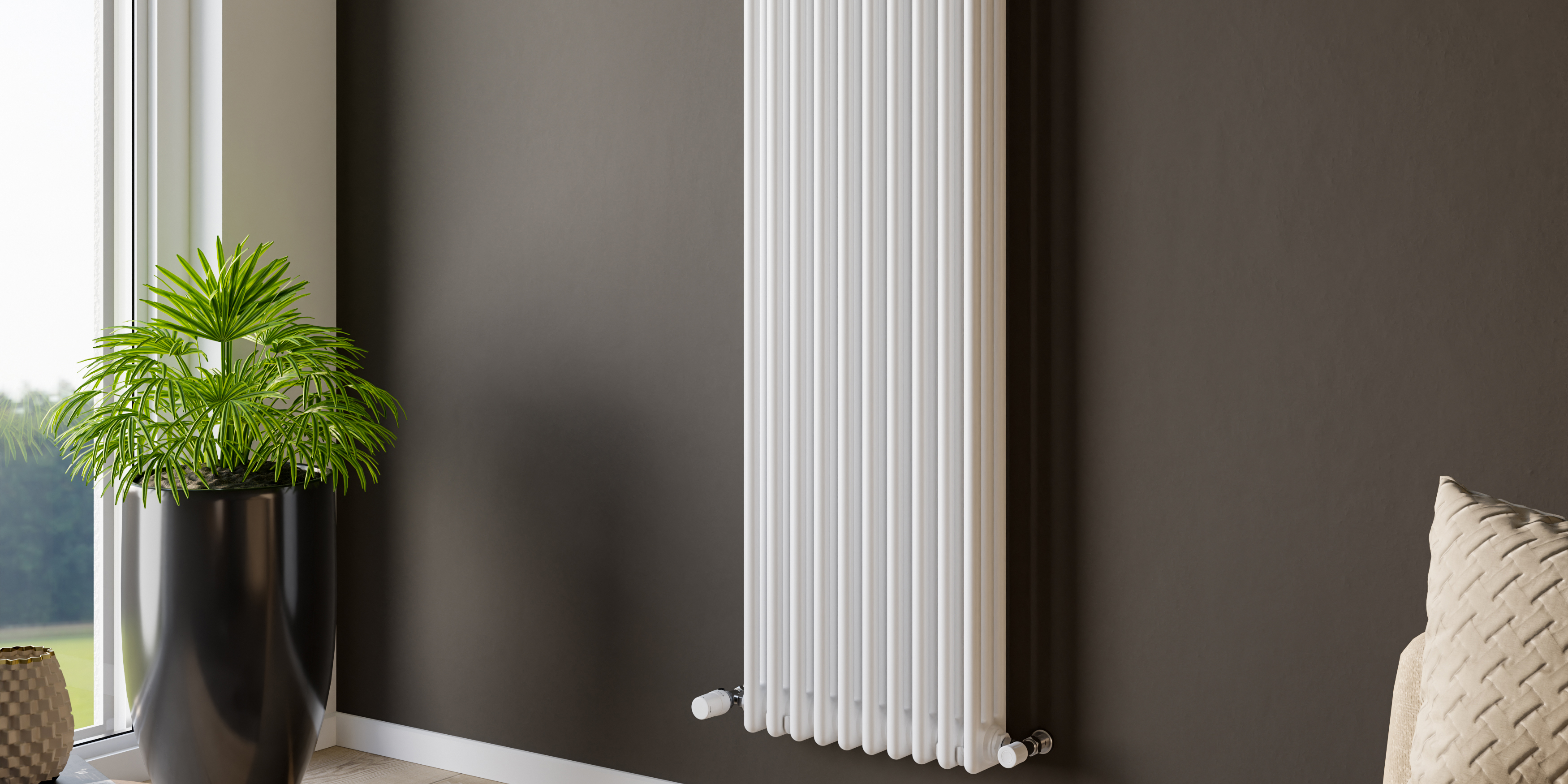 Eucotherm Phoenix Steel Vertical Column Designer Radiator