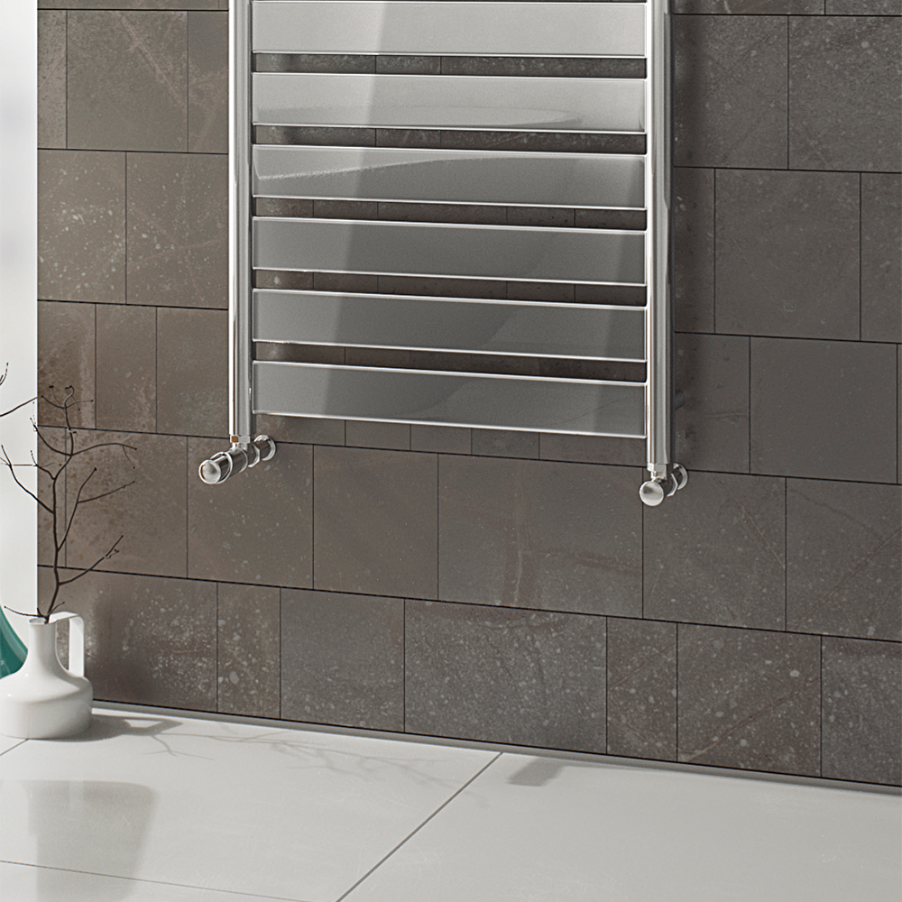 Eucotherm Primus Vito Chrome Steel Designer Heated Towel Rail