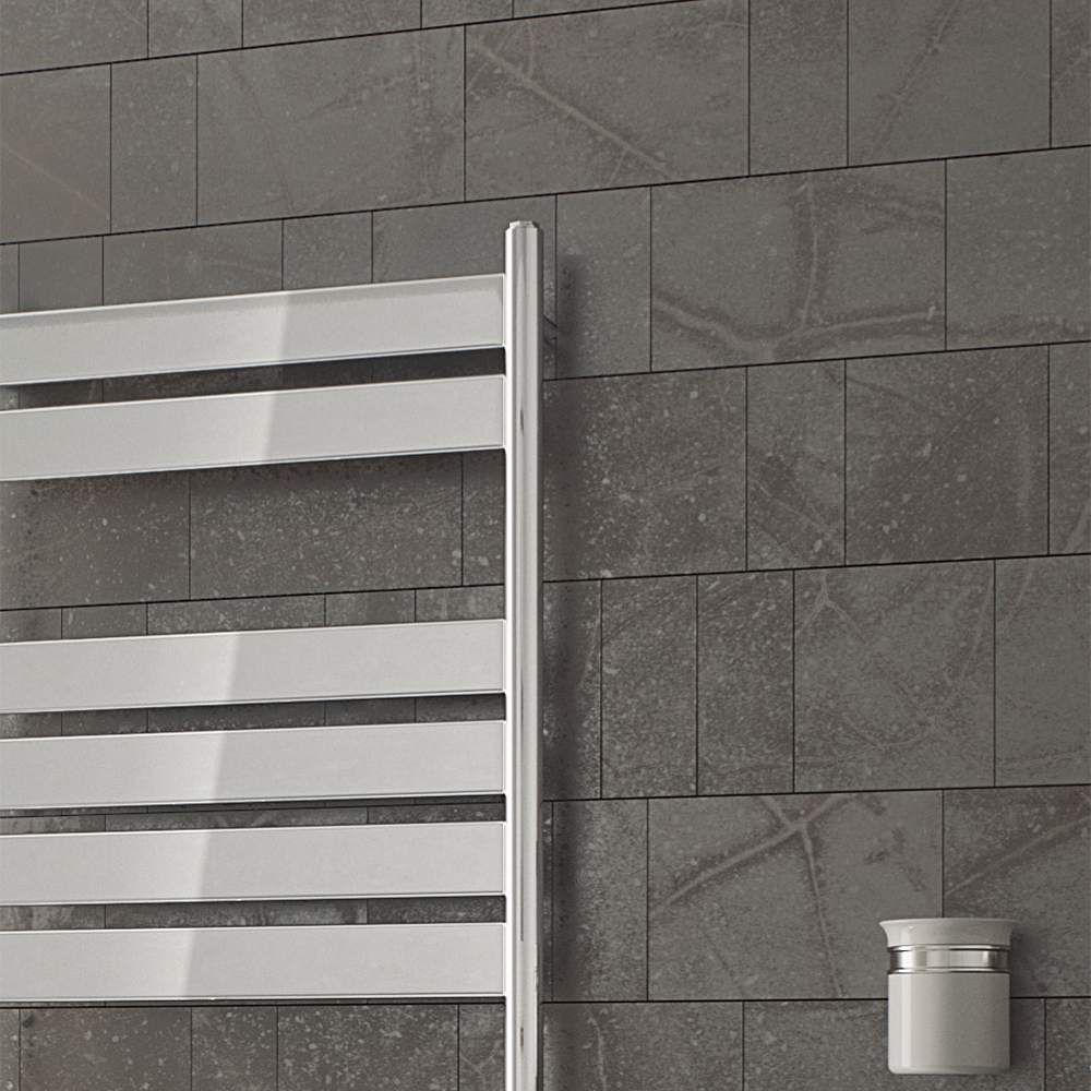 Eucotherm Primus Vito Chrome Steel Designer Heated Towel Rail