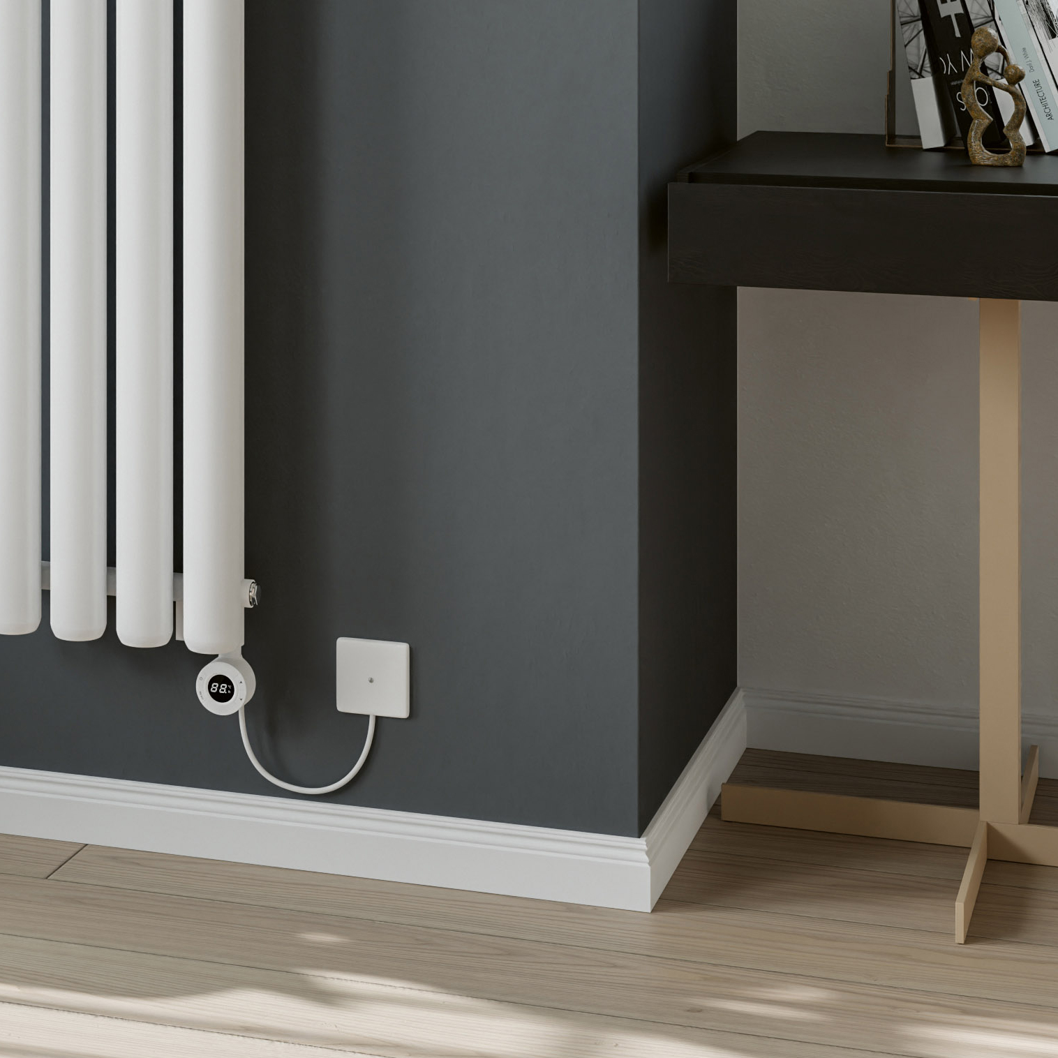 Eucotherm Vulkan Electro WiFi Electric Vertical Designer Radiator