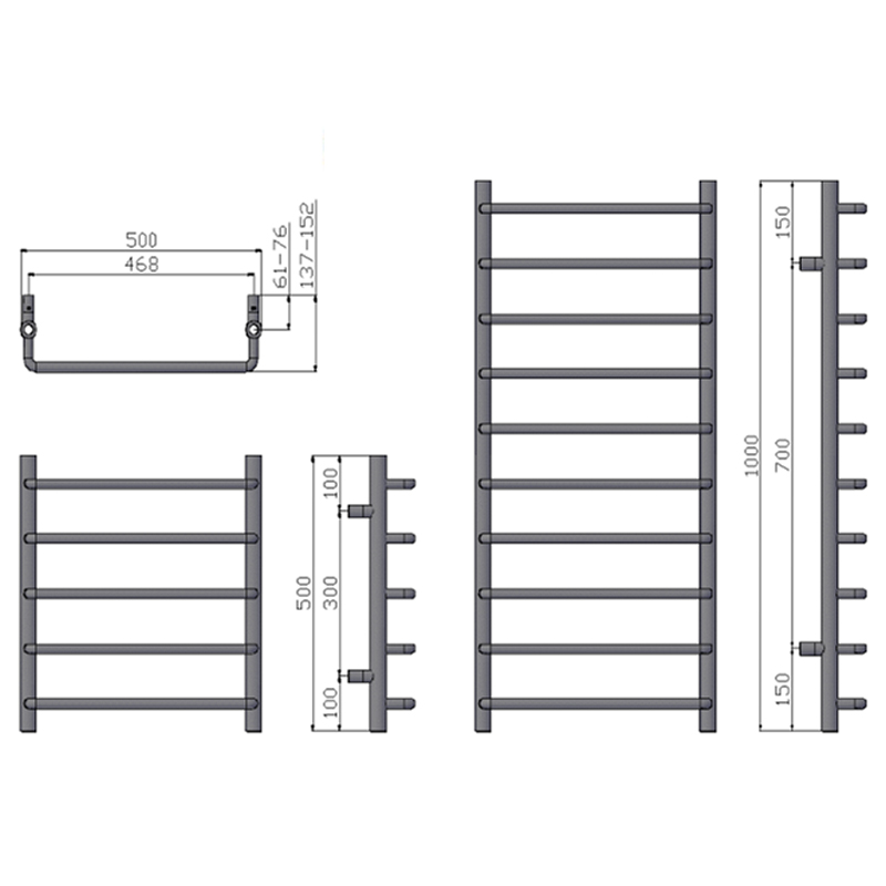 Reina Aliano Designer Heated Towel Rail