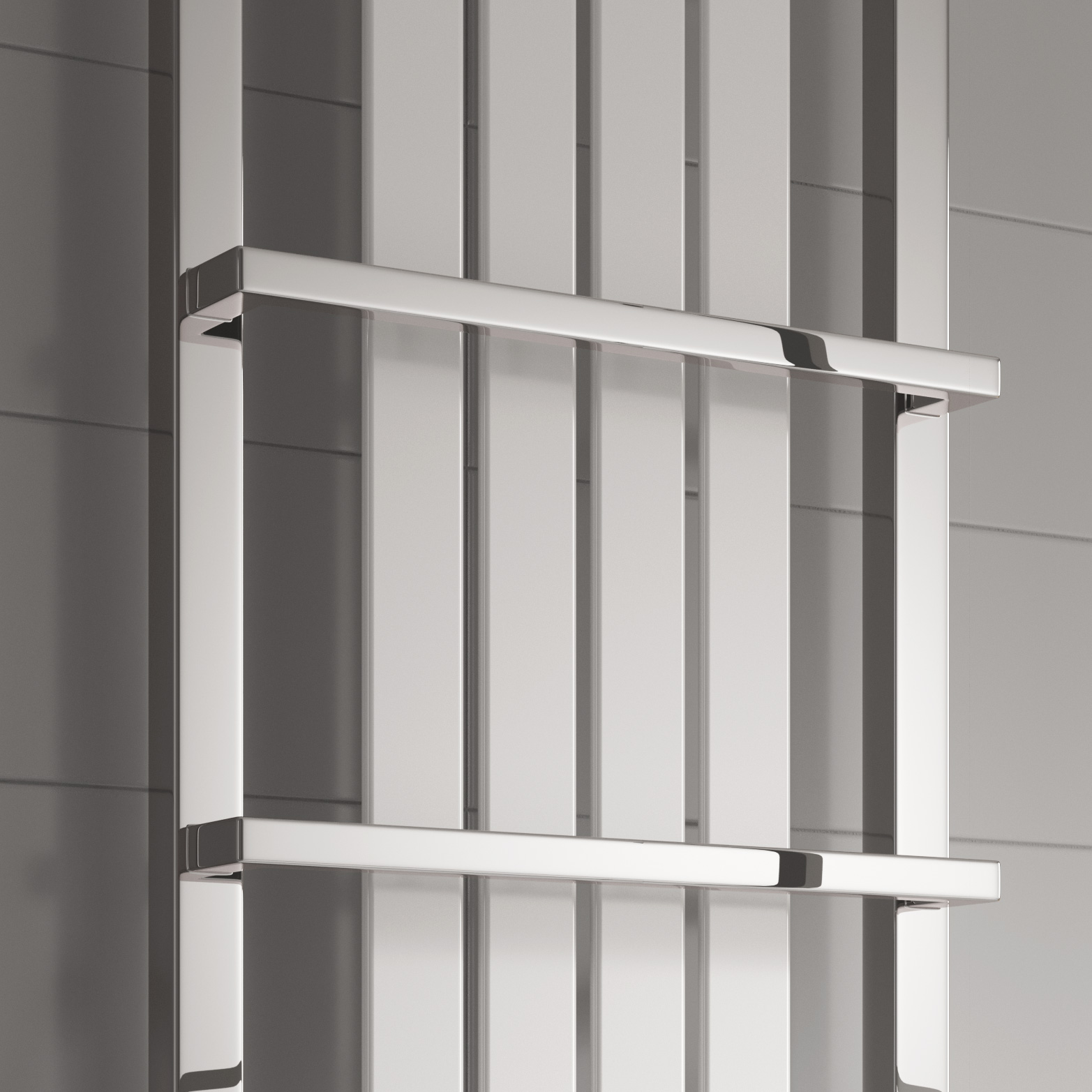 Reina Ashen Designer Heated Towel Rail