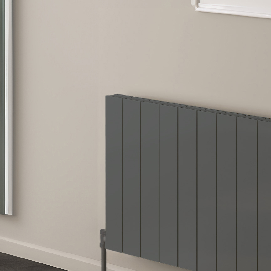 Reina Casina Horizontal Double Designer Aluminium Radiator