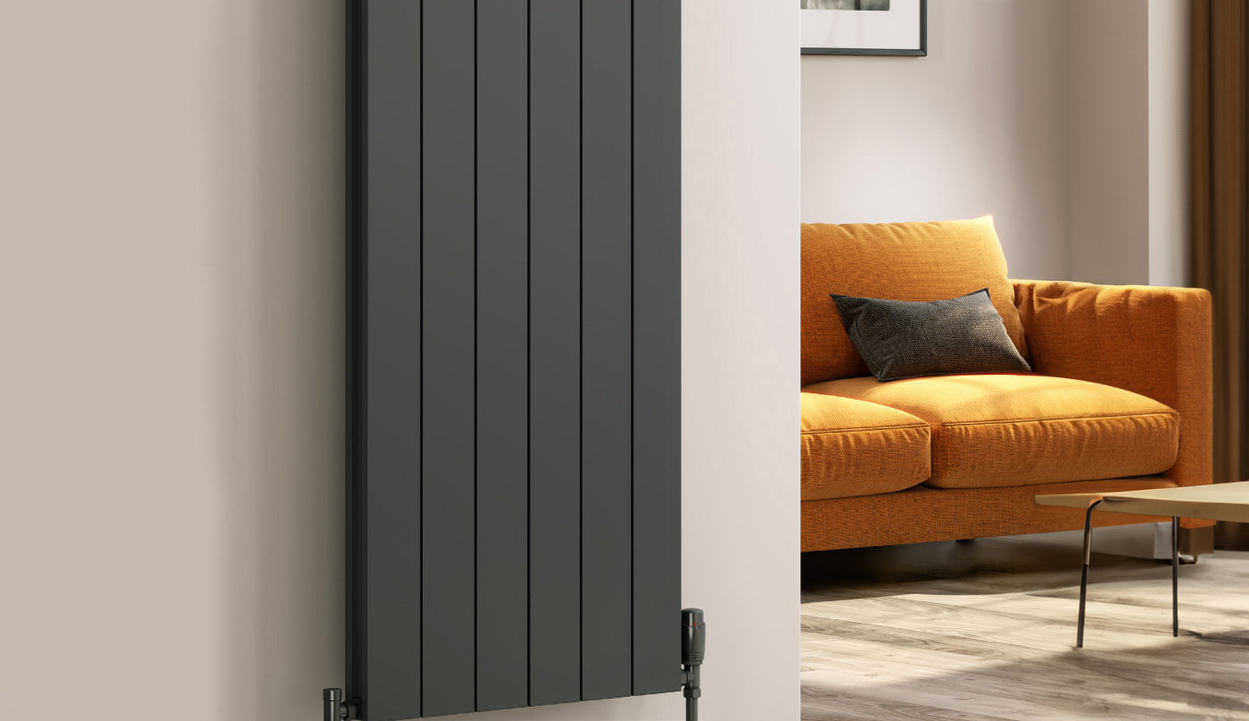 Reina Casina Vertical Double Designer Aluminium Radiator