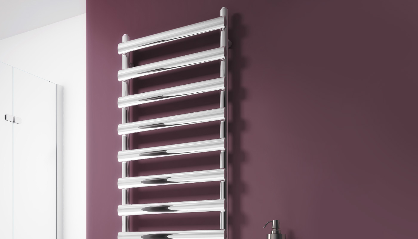 Reina Deno Stainless Steel Designer Heated Towel Rail