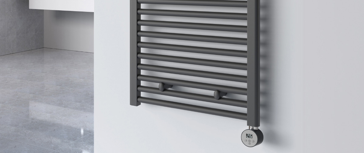 Reina Diva Flat Electric Heated Towel Rail