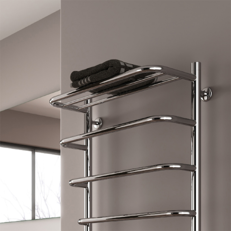 Reina Elvo Stainless Steel Designer Heated Towel Rail 660x530mm