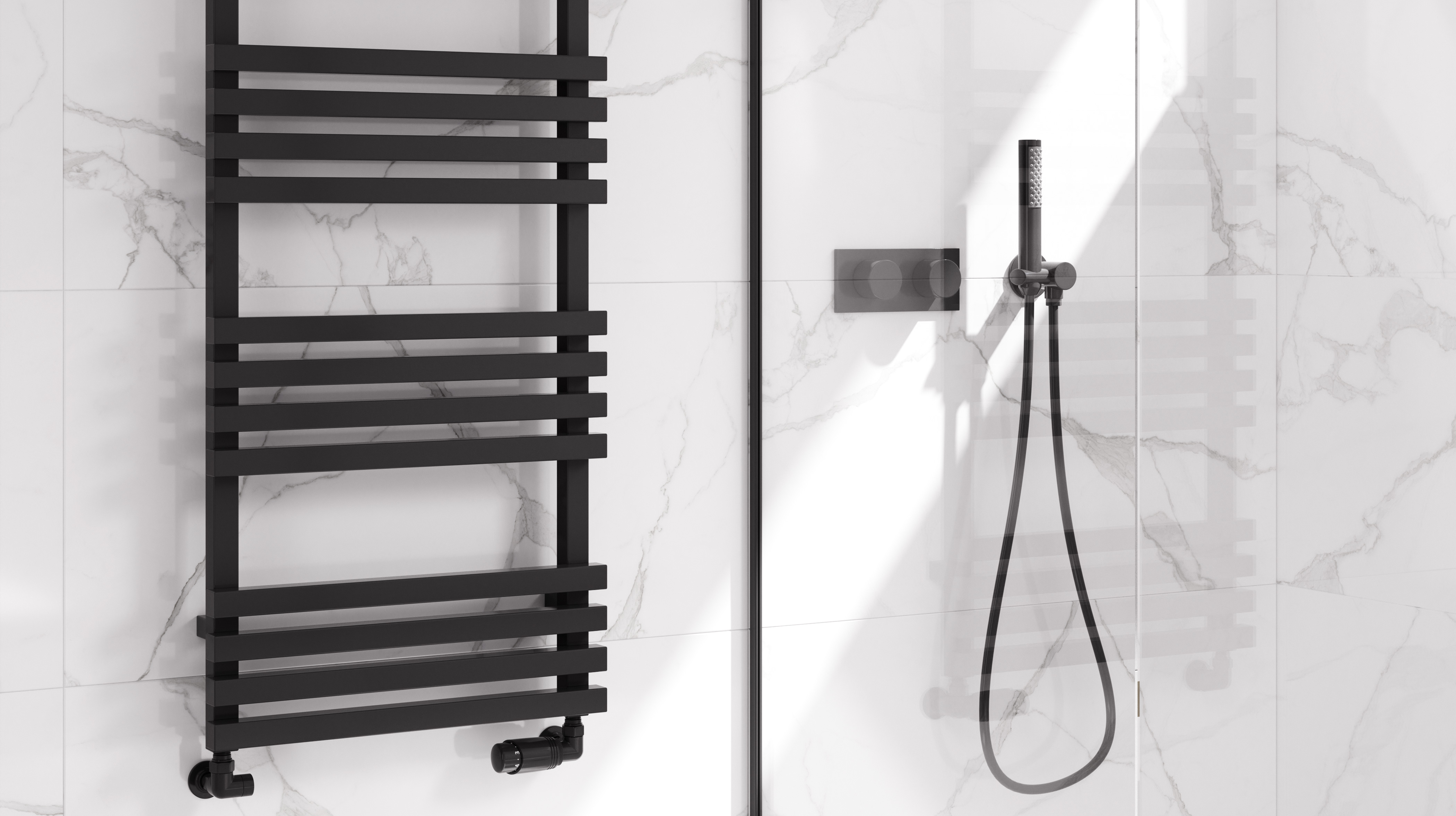 Reina Kale Designer Heated Towel Rail