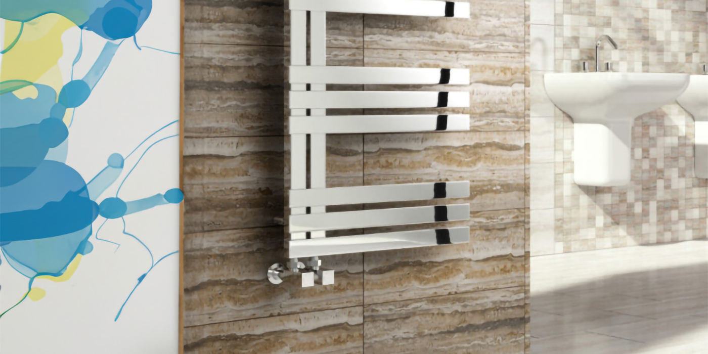 Reina Lovere Stainless Steel Designer Heated Towel Rail