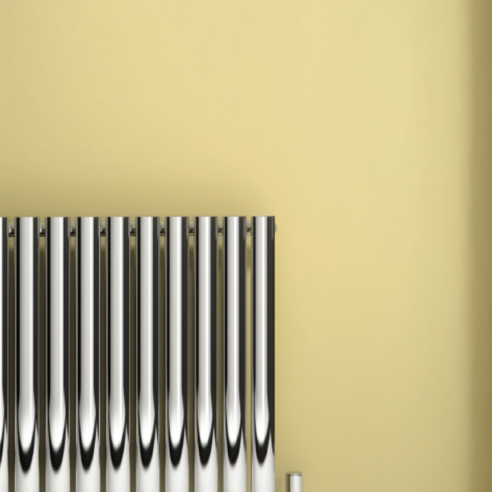 Reina Neva Chrome Horizontal Single Designer Radiator