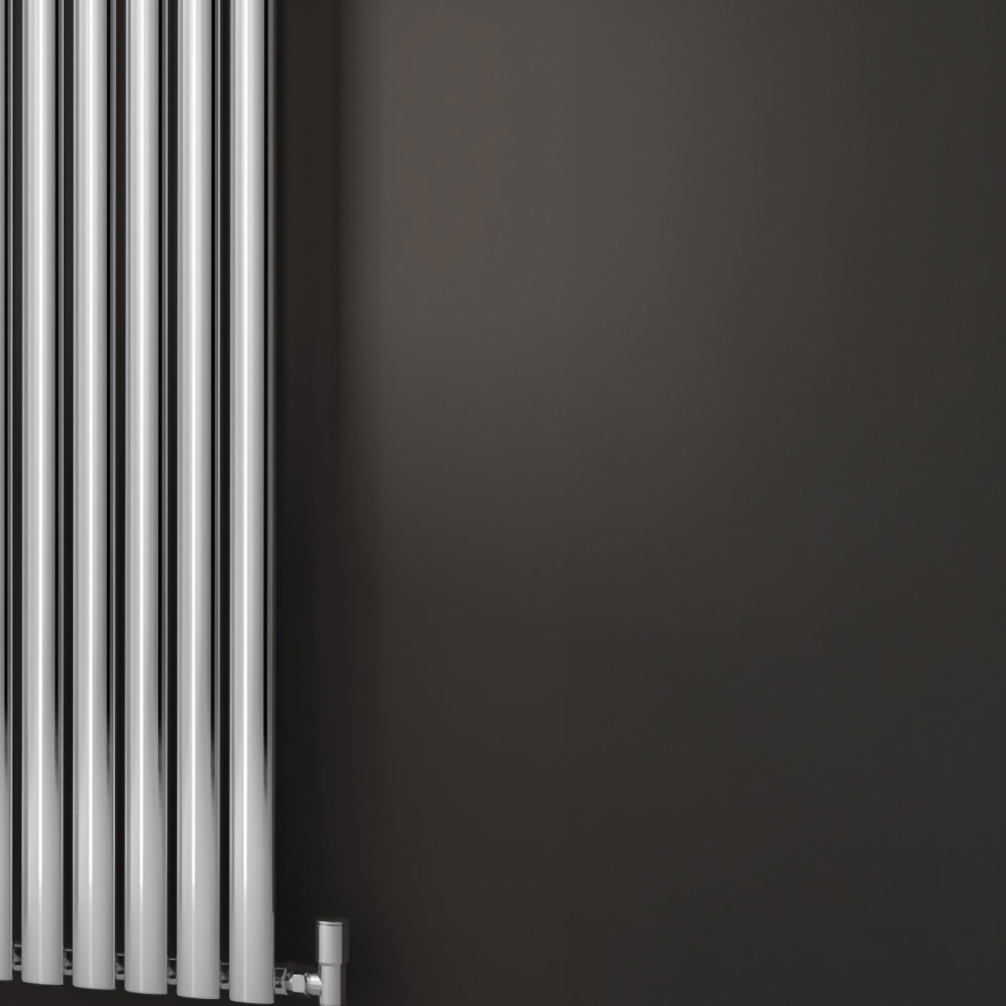 Reina Neva Chrome Vertical Single Designer Radiator